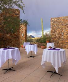 Photo of a corporate reception in the Ironwood Terraces
